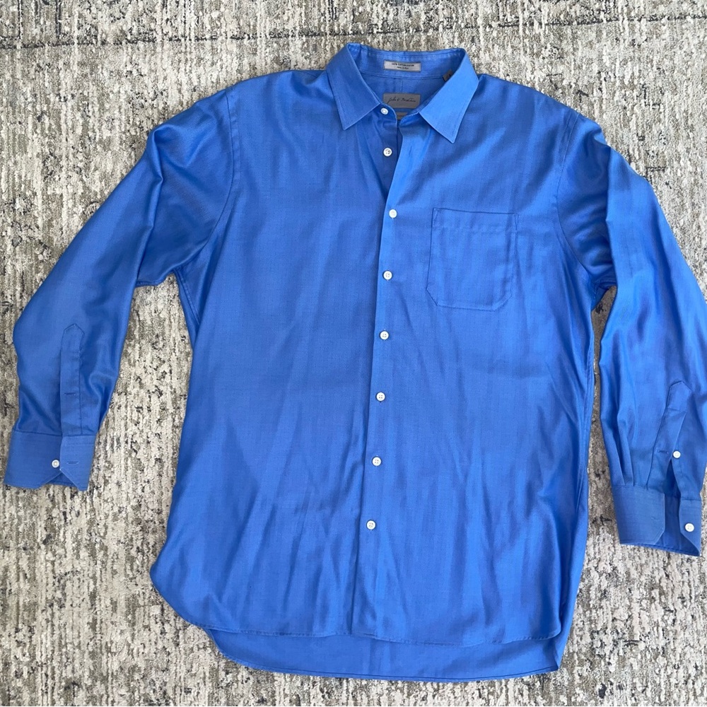 Men's Blue Dress Shirt